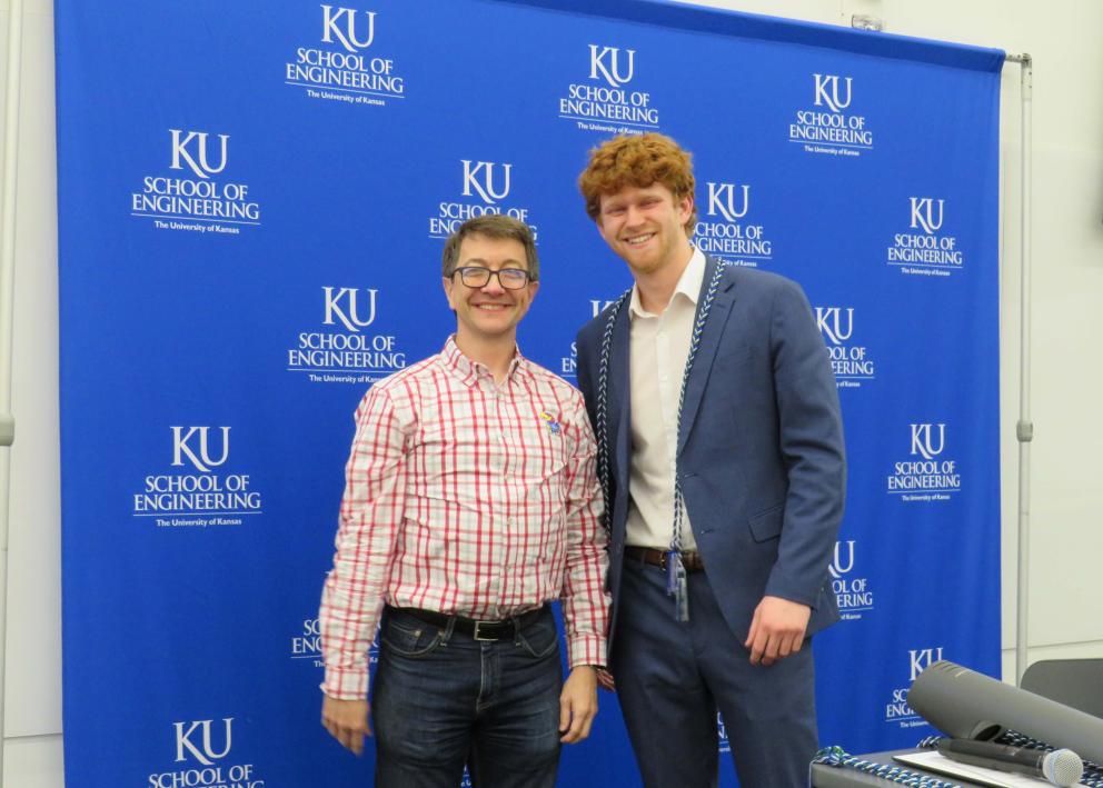 Dr. Alan Allgeier and Ben Auer