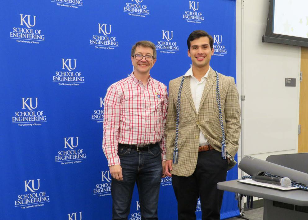 Dr. Alan Allgeier and Alvaro Pallais