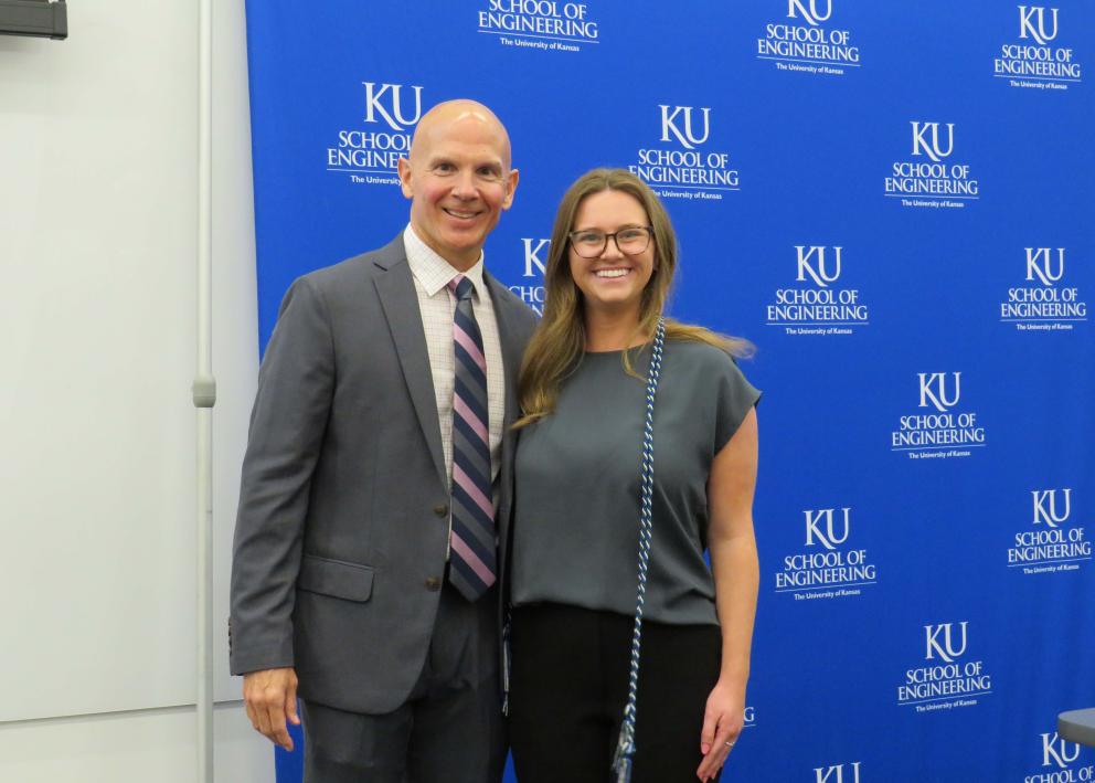 Dr. Mark Shiflett and student