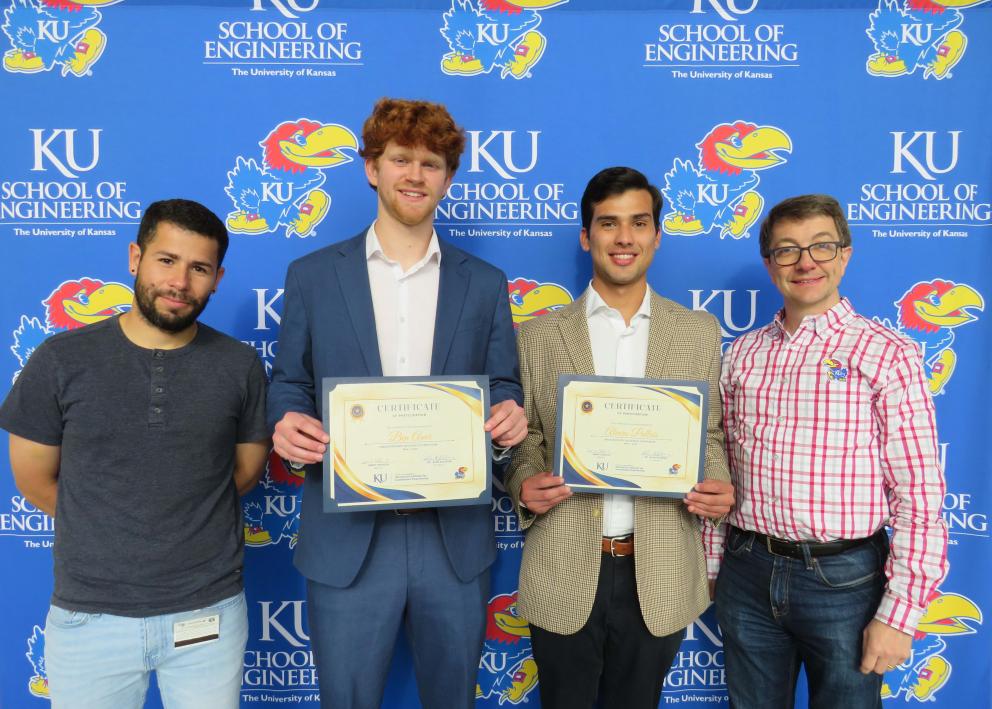 Samir F. Castilla Acevedo, Ben Auer, Pritam Ray, and Dr. Alan Allgeier