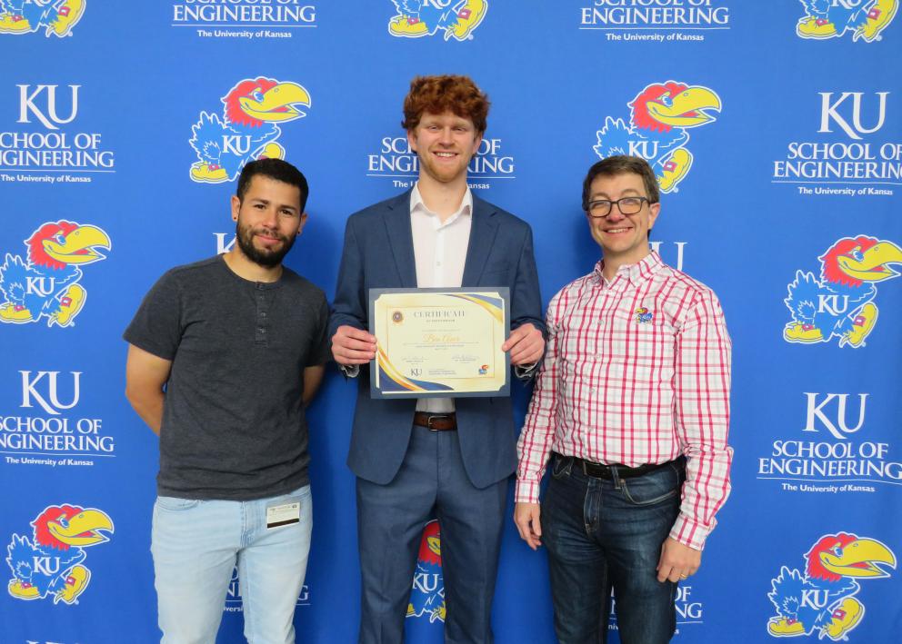 Samir F. Castilla Acevedo, Ben Auer, and Dr. Alan Allgeier