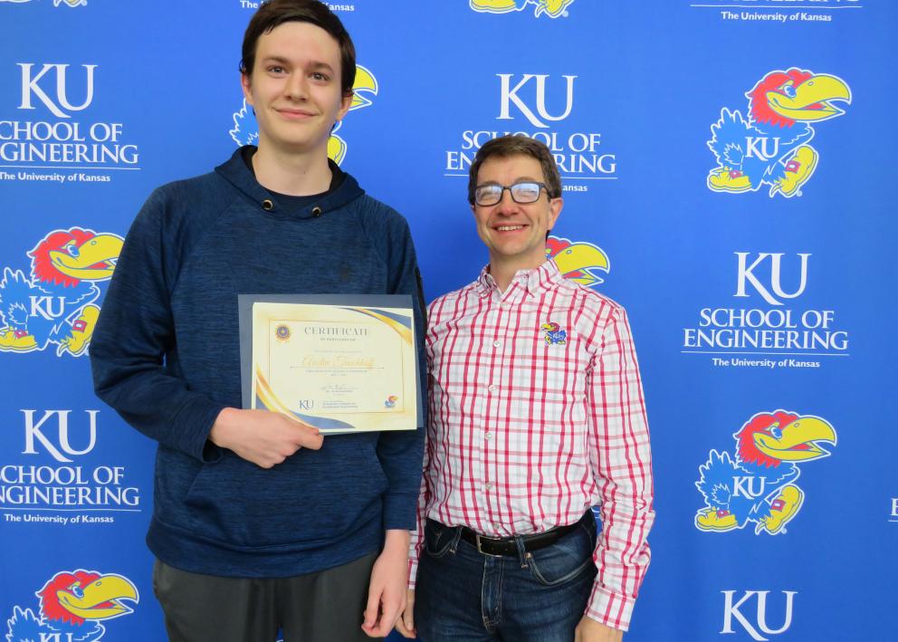 Austin Tuschhoff and Dr. Alan Allgeier