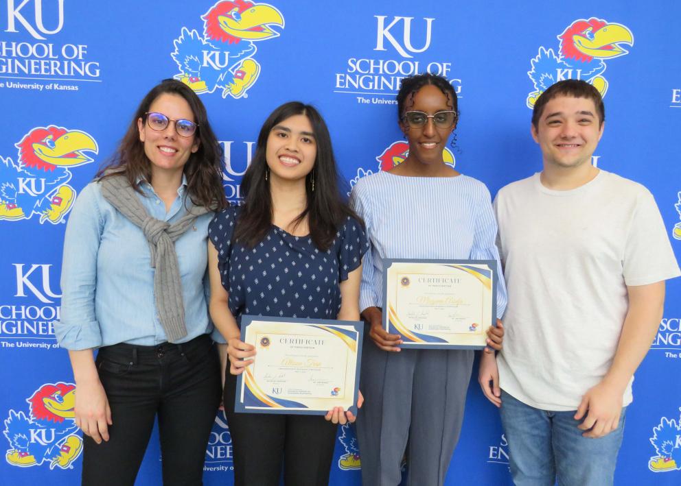 Dr. Ana Morais, Allison Tran, Misgana Assefa, and Nicholas Gorschak