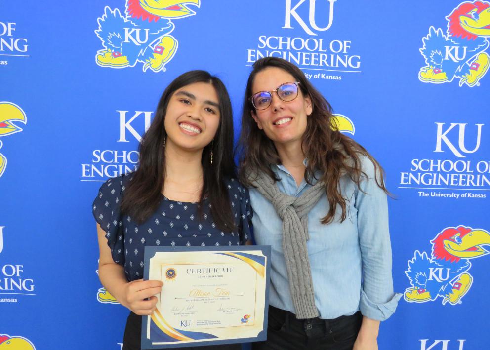 Allison Tran and Dr. Ana Morais
