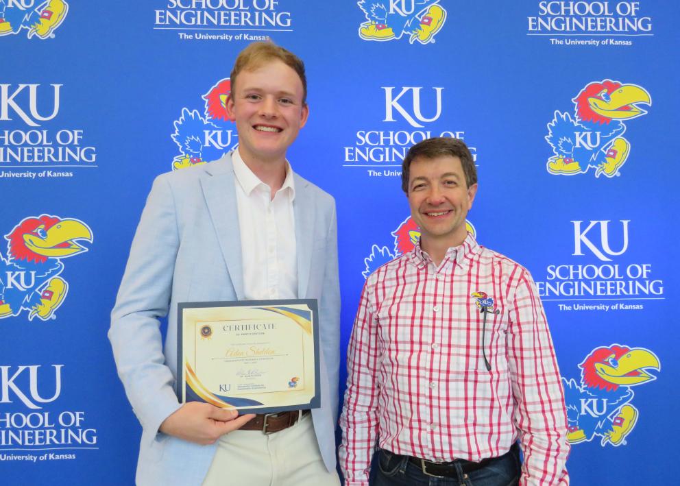 Dr. Alan Allgeier and Aden Sheldon