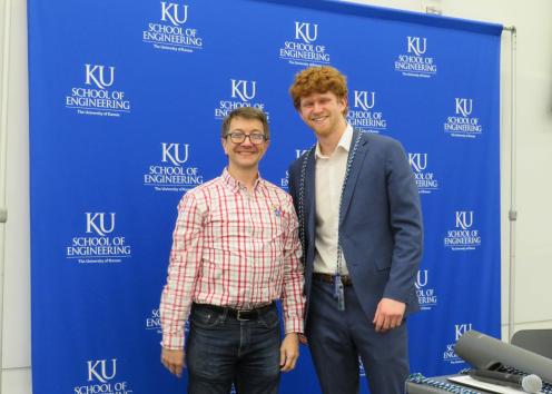 Dr. Alan Allgeier and Ben Auer