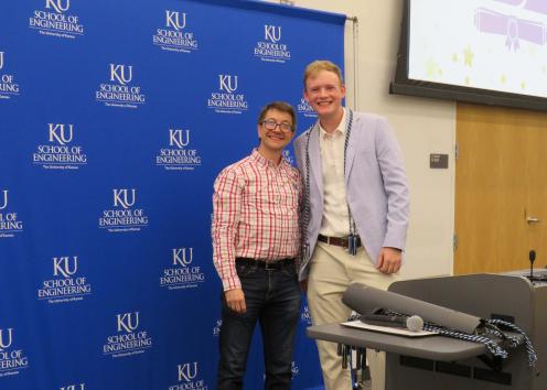 Dr. Alan Allgeier and Aden Sheldon
