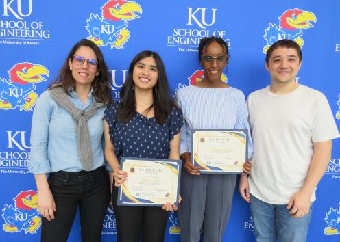 Dr. Ana Morais, Allison Tran, Misgana Assefa, and Nicholas Gorschak