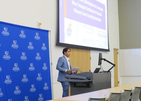 Pritam Ray presenting