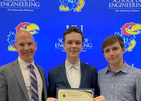 Dr. Mark Shiflett, Arthur Benson, and Kevin Turner